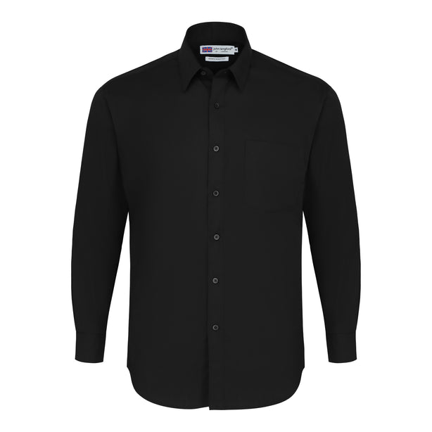 John Langford Pin-Point Oxford Long Sleeve Shirt