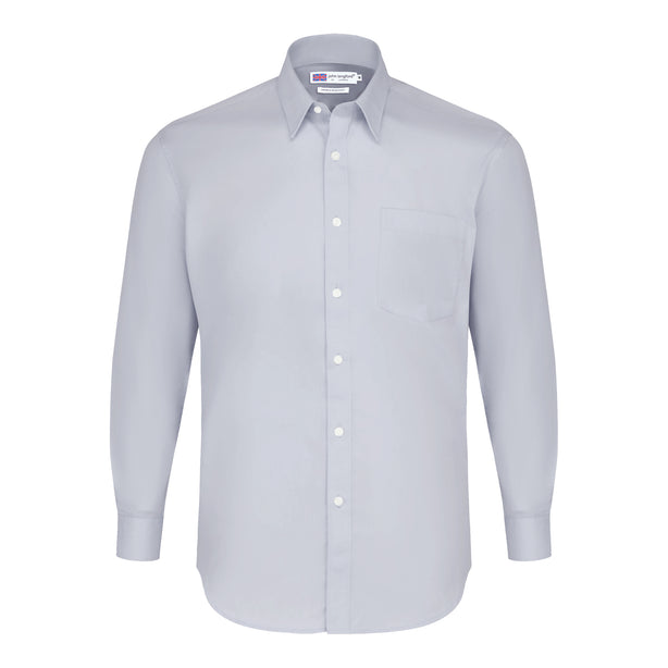 John Langford Pin-Point Oxford Long Sleeve Shirt