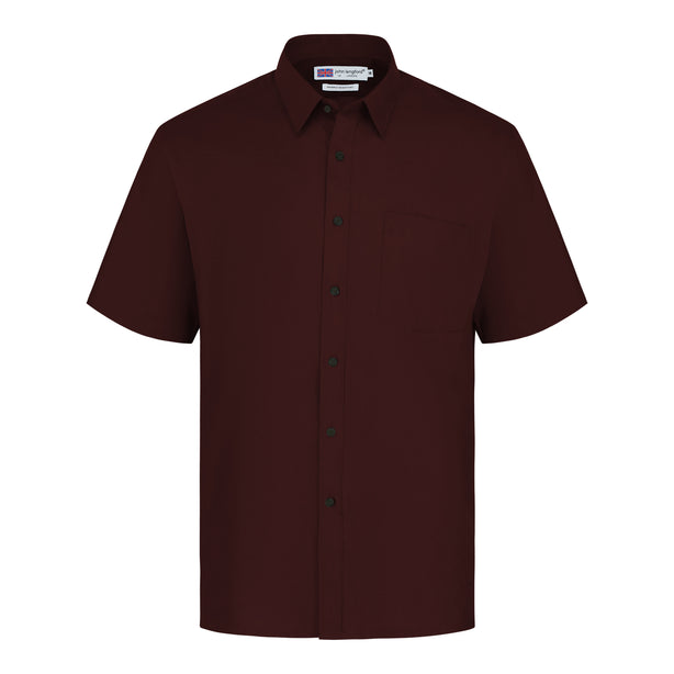 John Langford Pin-Point Oxford Short Sleeve Shirt