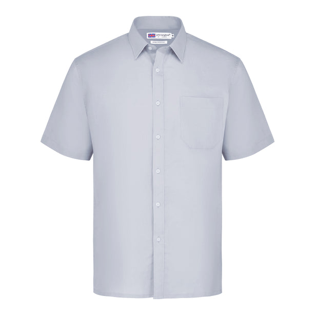John Langford Pin-Point Oxford Short Sleeve Shirt