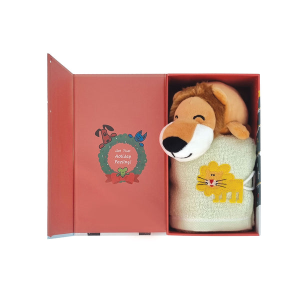 The Gang by Charles Millen Zoopidia X'mas Hand Towel Gift Box