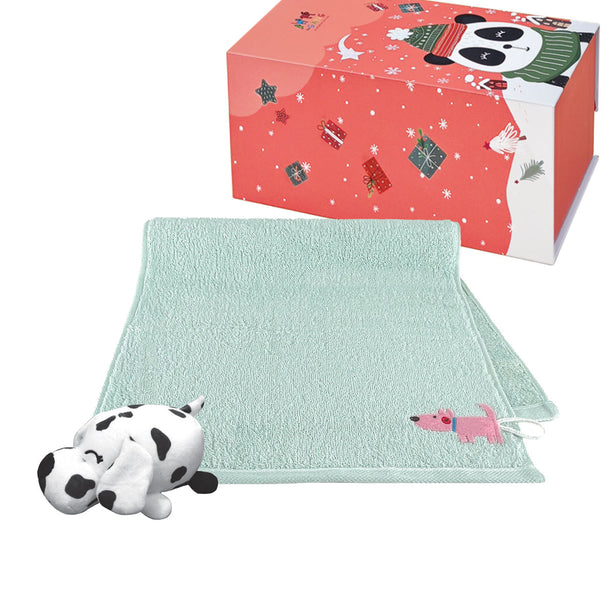 The Gang by Charles Millen Zoopidia X'mas Hand Towel Gift Box