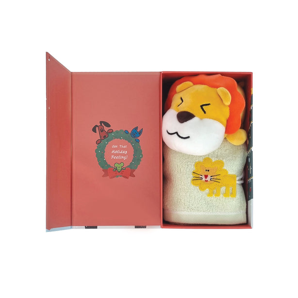 The Gang by Charles Millen Zoopidia X'mas Hand Towel Gift Box