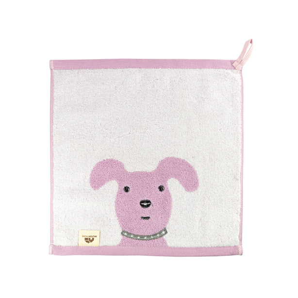 Milton Home Loopy Doggy Max II Face Towel With Loop, Set Of 3