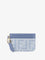 Fendi Denim Baguette Card Holder with FF Motif - Denim Chceruleoos