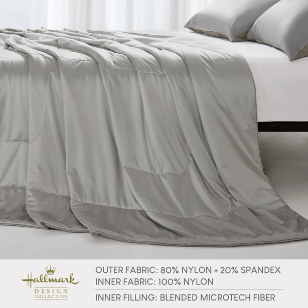 Hallmark CoolTek Fabric Soft-Fiber Quilted Blanket
