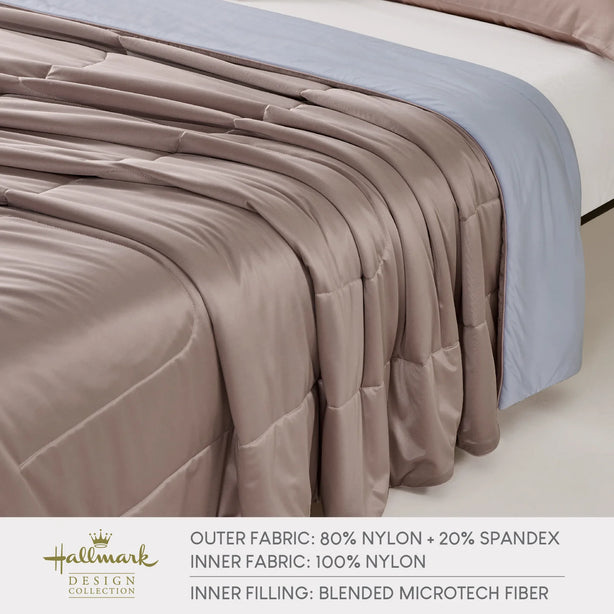 Hallmark CoolTek Fabric Soft-Fiber Quilted Blanket