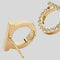 FERRAGAMO Orecchini Gancini Crystals In Gold Color RB-696573