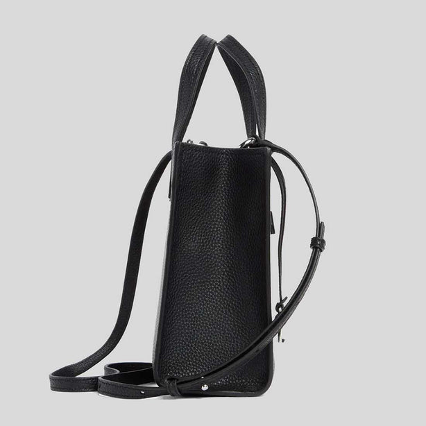 MARC JACOBS Mini Grind Leather Tote Black RB-4R3HTT020H02