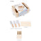 StitchesandTweed Wooden Play Tools for Kids Kitchen, Food Cutting Knives Toy Set