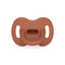 Suavinex Colour Essence All Silicone Soother with SX Pro Physiological Teat 6-18M - Brick Red