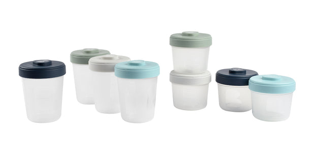 Beaba Clip Portions Food Storage Toddler Set - Storm
