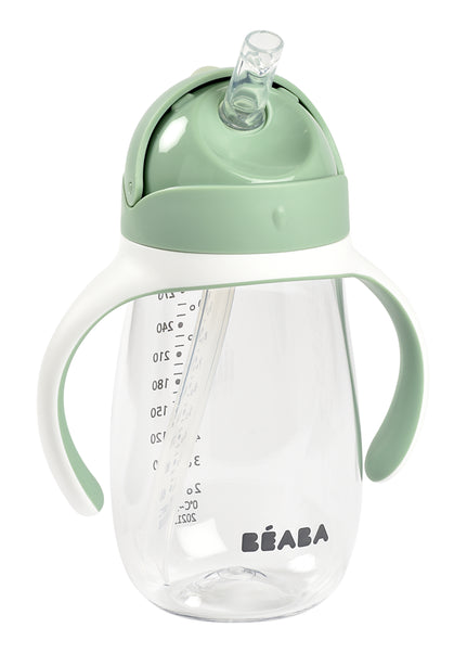 Beaba Straw Cup 300ml - Sage Green