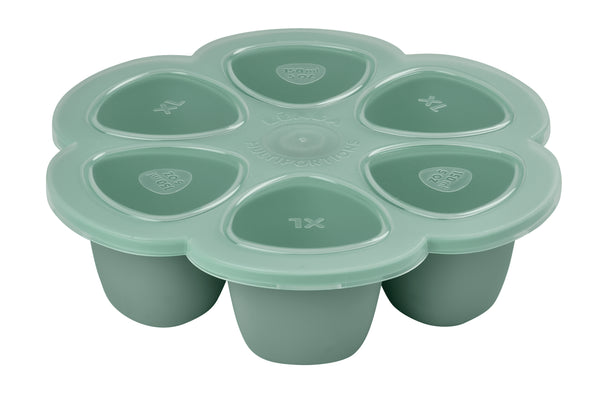 Beaba Multiportions Silicone Freezer Tray 6 x 150ml - Sage Green