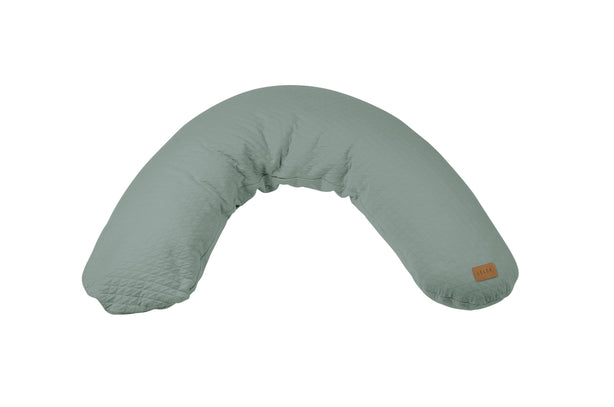 Beaba Big Flopsy Maternity & Nursing Pillow - Print Jersey Sage Green