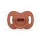 Suavinex Colour Essence All Silicone Soother with SX Pro Physiological Teat 0-6M - Brick Red
