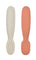 Beaba Silicone Pre-Spoons 2 Pack - Terracotta/Velvet Grey
