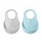Beaba Silicone Bib 2 Pack - Blue/Light Grey