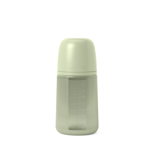 Suavinex Colour Essence All Silicone Bottle 240ml - Green