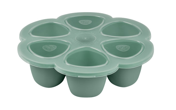 Beaba Multiportions Silicone Freezer Tray 6 x 90ml - Sage Green