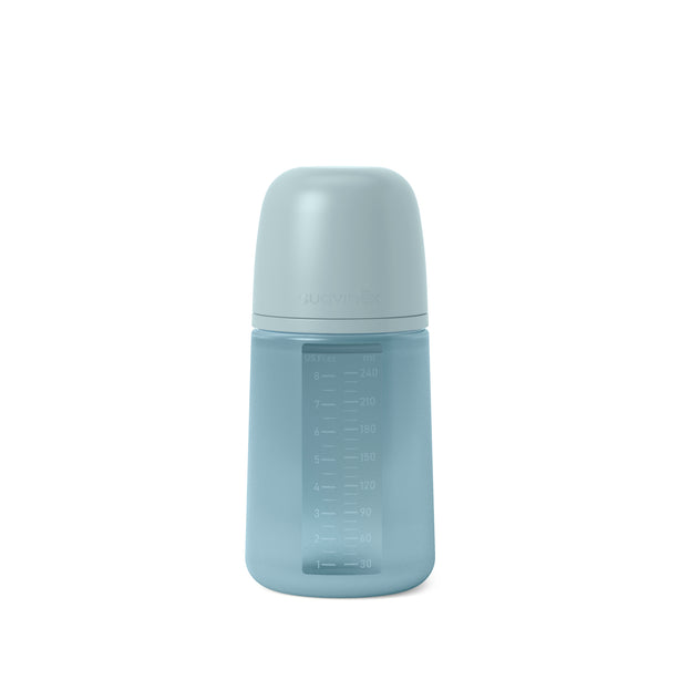 Suavinex Colour Essence All Silicone Bottle 240ml - Blue