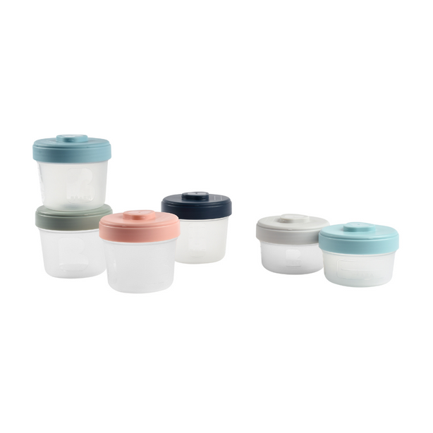 Beaba Clip Portions Food Storage Starter Set - Eucalyptus