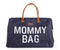 Childhome Mommy Bag Nursery Bag - Navy White