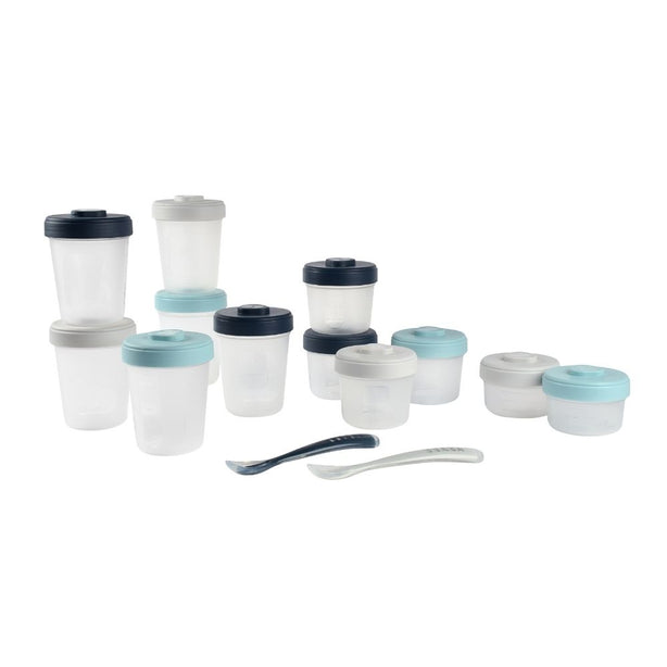 Beaba Clip Portions Food Storage Expert Pack - Storm