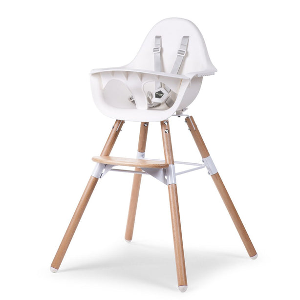 Childhome Evolu 2 High Chair - Natural White