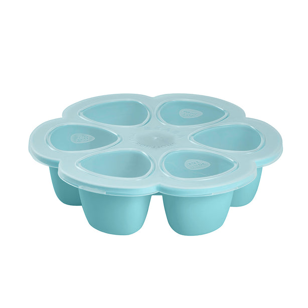 Beaba Multiportions Silicone Freezer Tray 6 x 90ml - Windy Blue