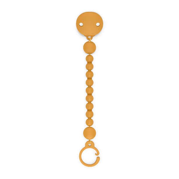 Suavinex Colour Essence Silicone Bobble Soother Clip - Mustard