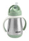 Beaba Stainless Steel Straw Cup 250ml - Sage Green