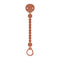 Suavinex Colour Essence Silicone Bobble Soother Clip - Brick Red