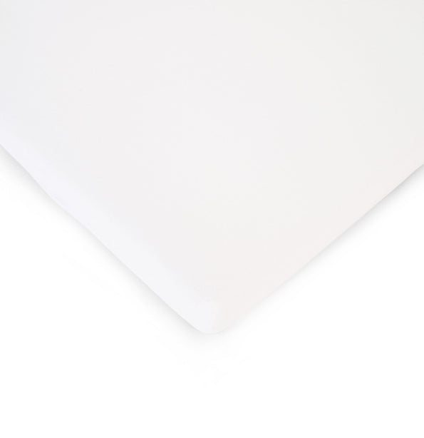 Childhome Fitted Sheet Baby Bed - Bio Cotton - White - 60X120CM