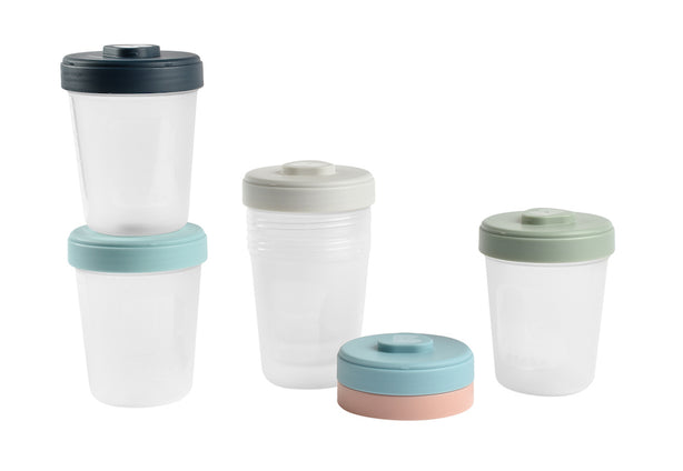 Beaba Clip Portions Food Storage Toddler Set - Eucalyptus
