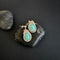 Blue Moon Kueh Koci Wrap Turquoise Silver Earrings