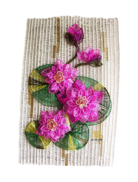 Pink Lotus Serenity A3 Art Poster