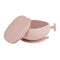 Silicone Bowl + Lid - Blush