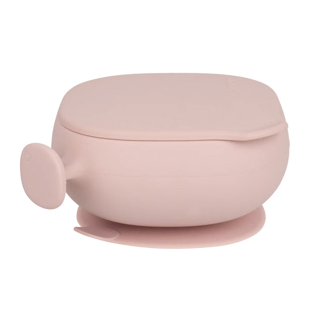Silicone Bowl + Lid - Blush