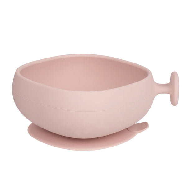 Silicone Bowl + Lid - Blush