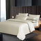 Elegant Beige Fitted Sheet Set 100% USA Cotton