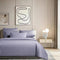 Emmet Purple Fitted Sheet Set 100% USA Cotton