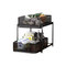 Mesh sliding under sink cabinet rack