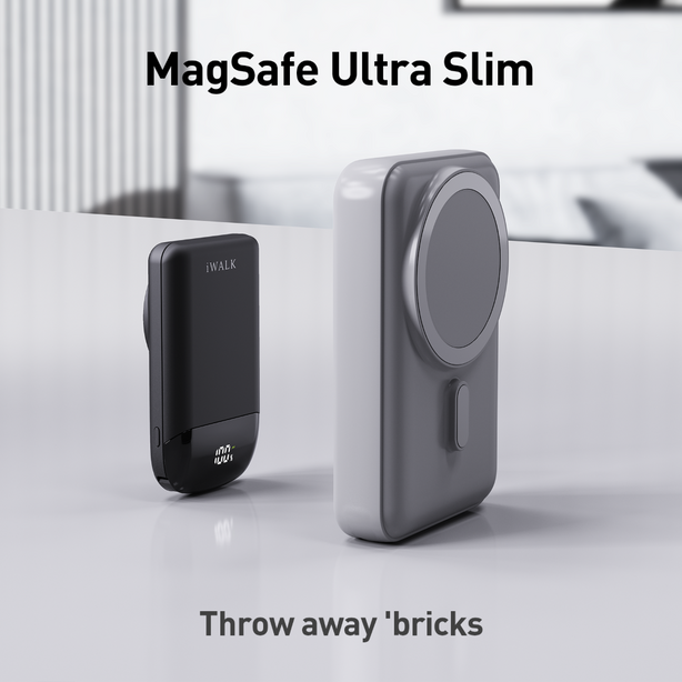 iWALK Power Hybrid Mini Wireless Powerbank (10,000mAh) Black