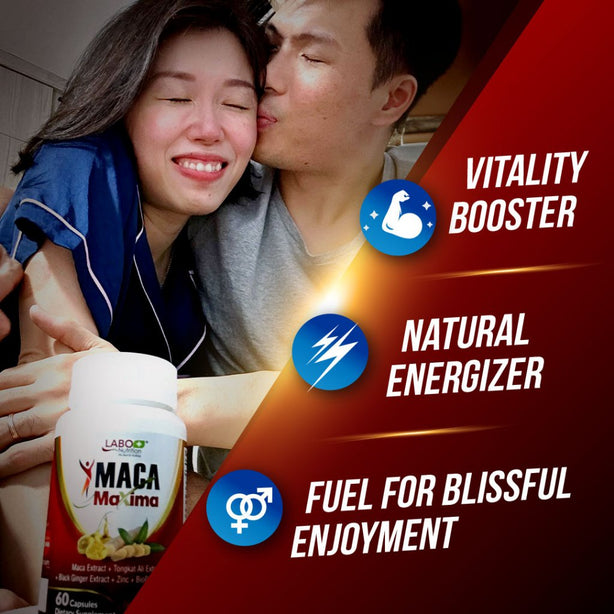 LABO Nutrition MacaMaxima Male Libido Performance Natural Booster Tongkat Ali