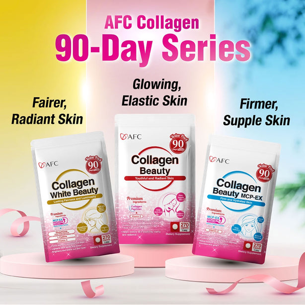 AFC Collagen Beauty Supplement - Brighten Hydrate Anti-aging & Lessen Wrinkles