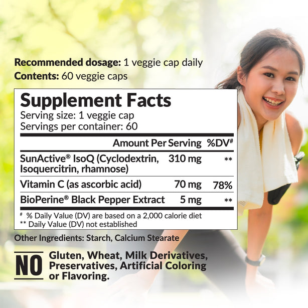 LABO Nutrition Perfect Quercetin for Lung Respiratory Sinus Congestion Allergy
