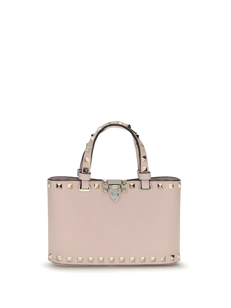 Valentino Garavani Rockstud Shopping mini Handbag - Rose Quartz