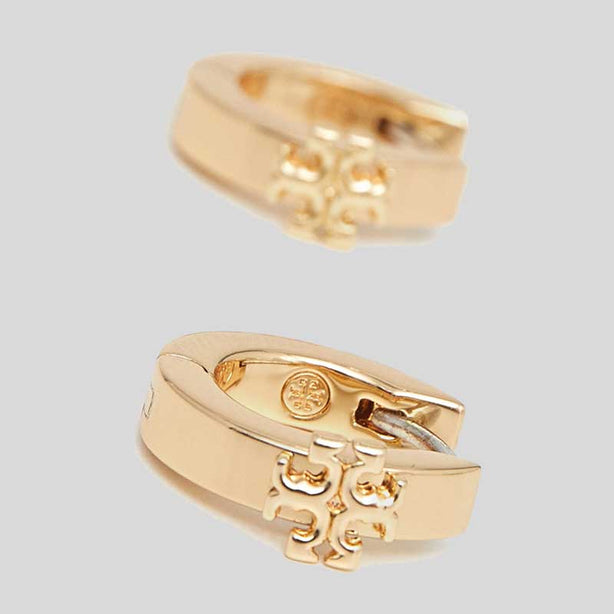 TORY BURCH Kira Huggie Earring Tory Gold RS-155514