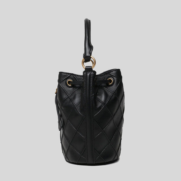 Tory Burch Small Fleming Soft Bucket Bag Black RS-142565